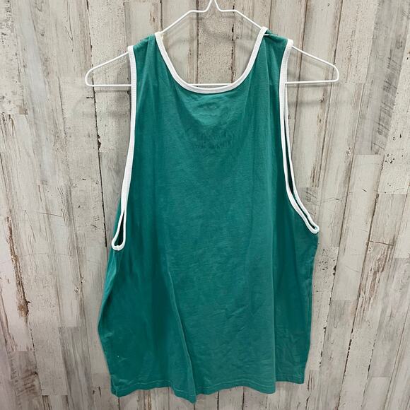 Stranger Things Tank Top Men's Medium Hawkins High School Tiger Logo Green - Picture 3 of 5